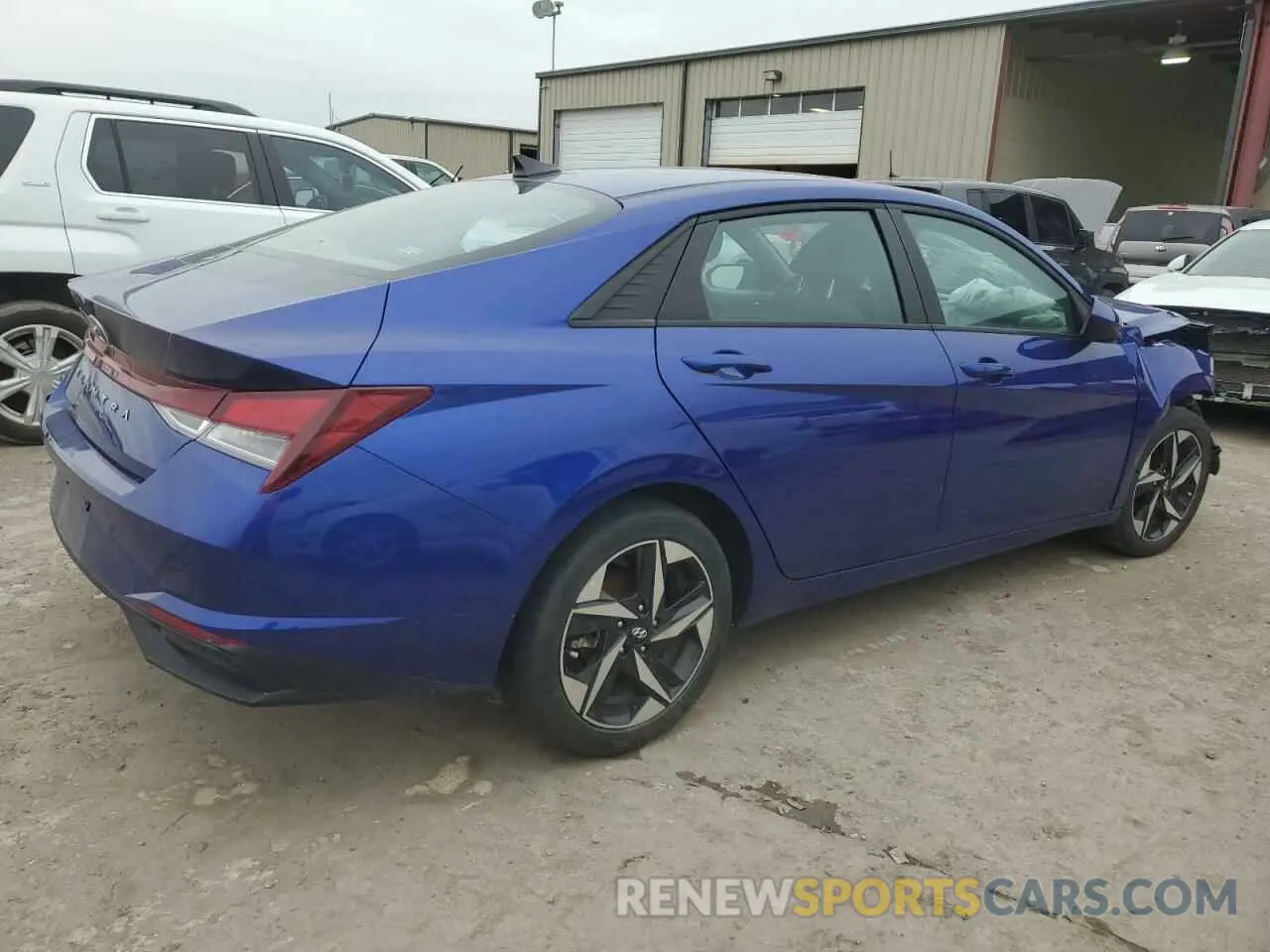 3 Photograph of a damaged car KMHLS4AG7PU553639 HYUNDAI ELANTRA 2023