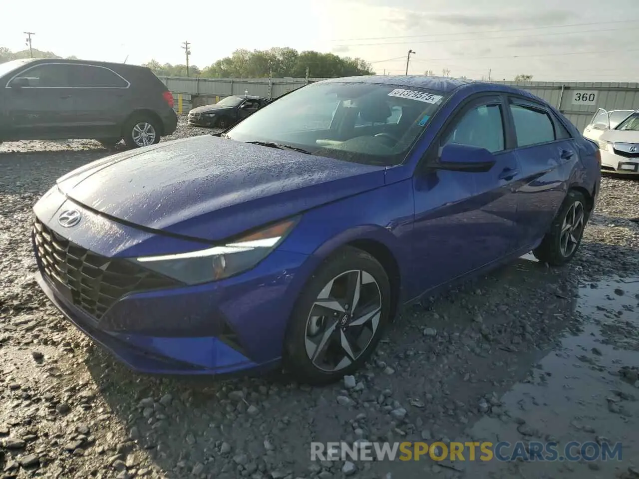 1 Photograph of a damaged car KMHLS4AG7PU629439 HYUNDAI ELANTRA 2023