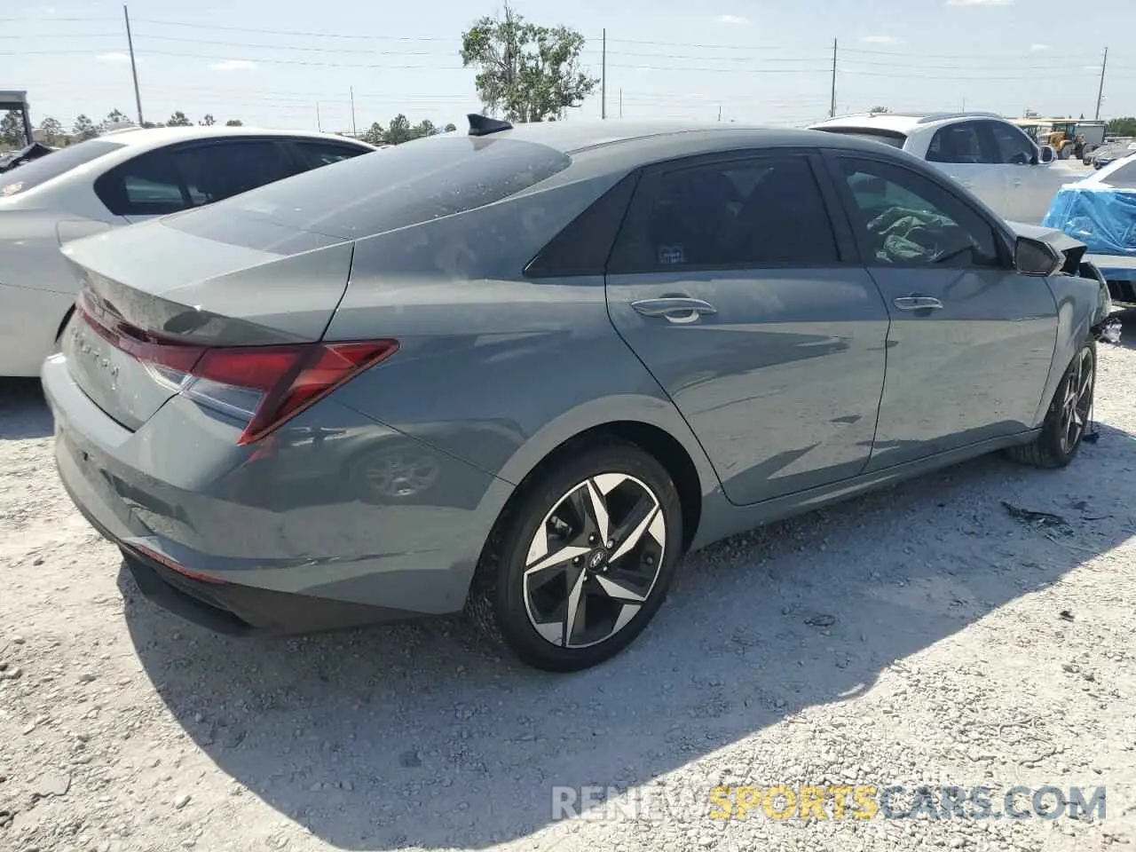 3 Photograph of a damaged car KMHLS4AG8PU426303 HYUNDAI ELANTRA 2023