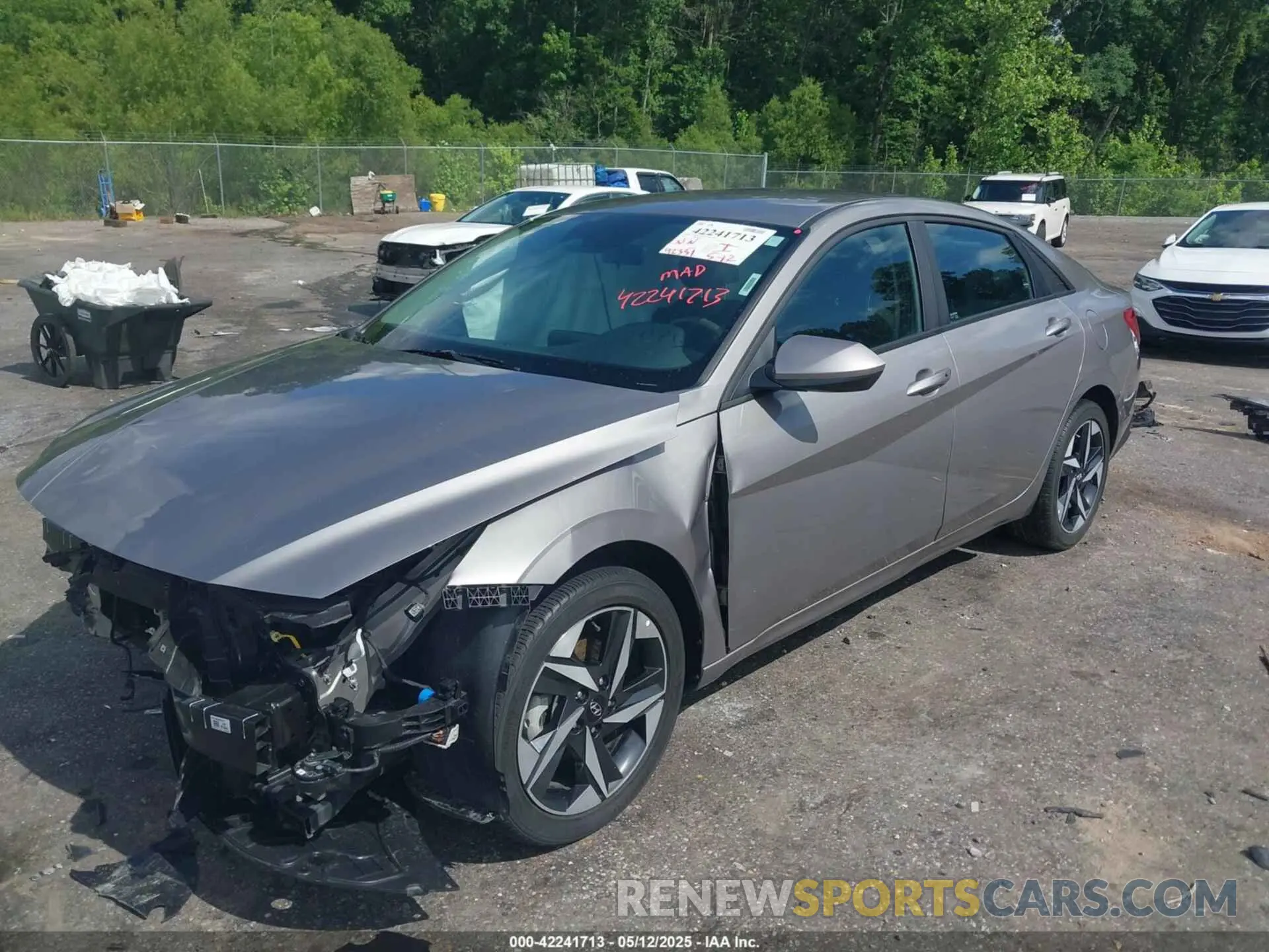 2 Photograph of a damaged car KMHLS4AG8PU562057 HYUNDAI ELANTRA 2023