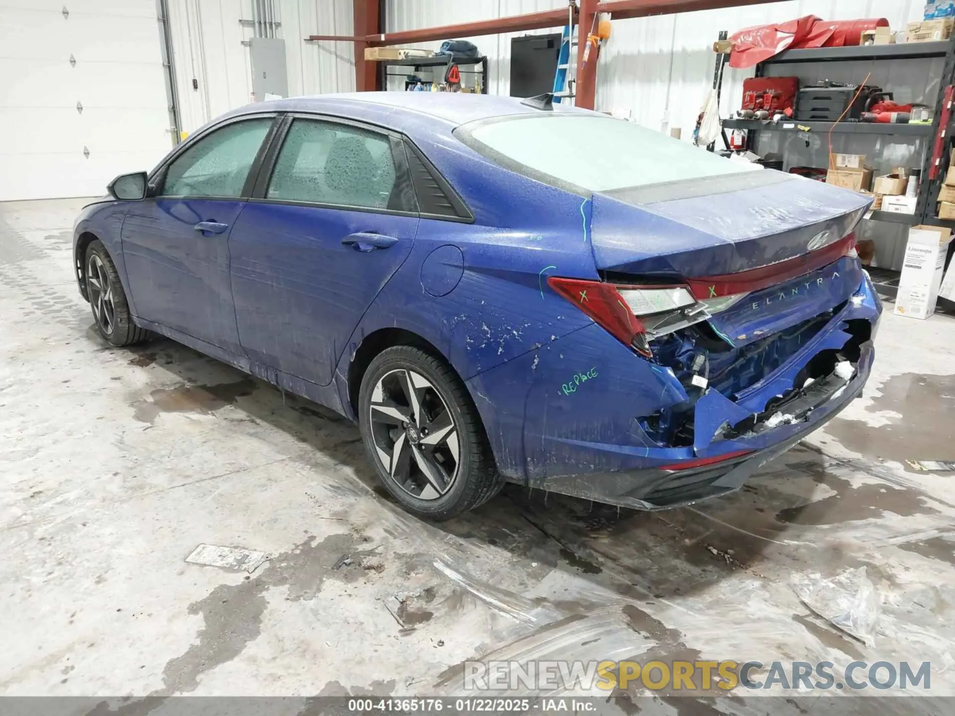 3 Фотография поврежденного автомобиля KMHLS4AG8PU567324 HYUNDAI ELANTRA 2023