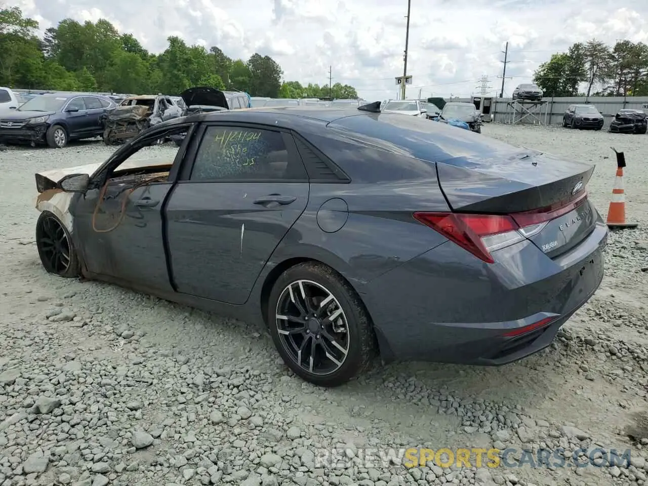 2 Фотография поврежденного автомобиля KMHLS4AG8PU576508 HYUNDAI ELANTRA 2023