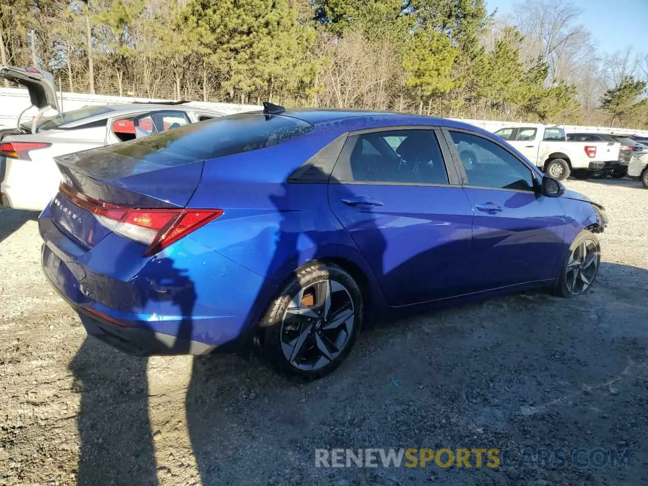 3 Фотография поврежденного автомобиля KMHLS4AG9PU472710 HYUNDAI ELANTRA 2023