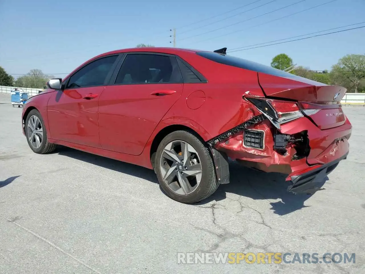 2 Photograph of a damaged car KMHLS4AG9PU497073 HYUNDAI ELANTRA 2023