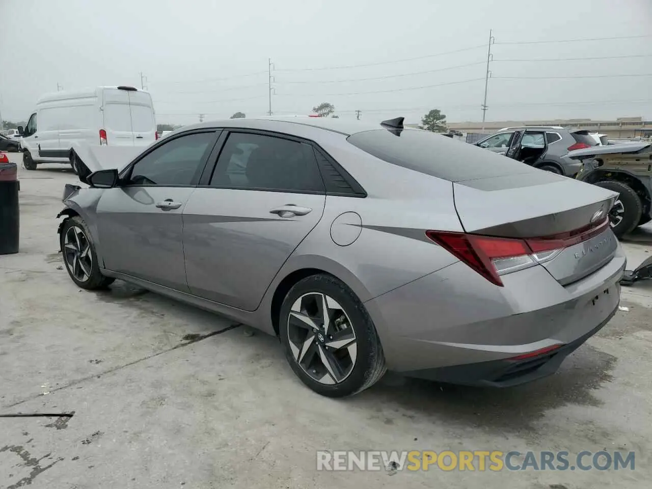 2 Photograph of a damaged car KMHLS4AG9PU520416 HYUNDAI ELANTRA 2023