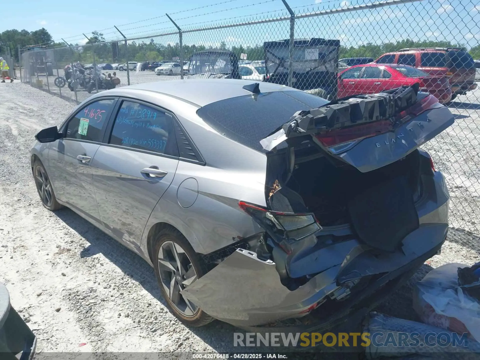 3 Photograph of a damaged car KMHLS4AG9PU553397 HYUNDAI ELANTRA 2023