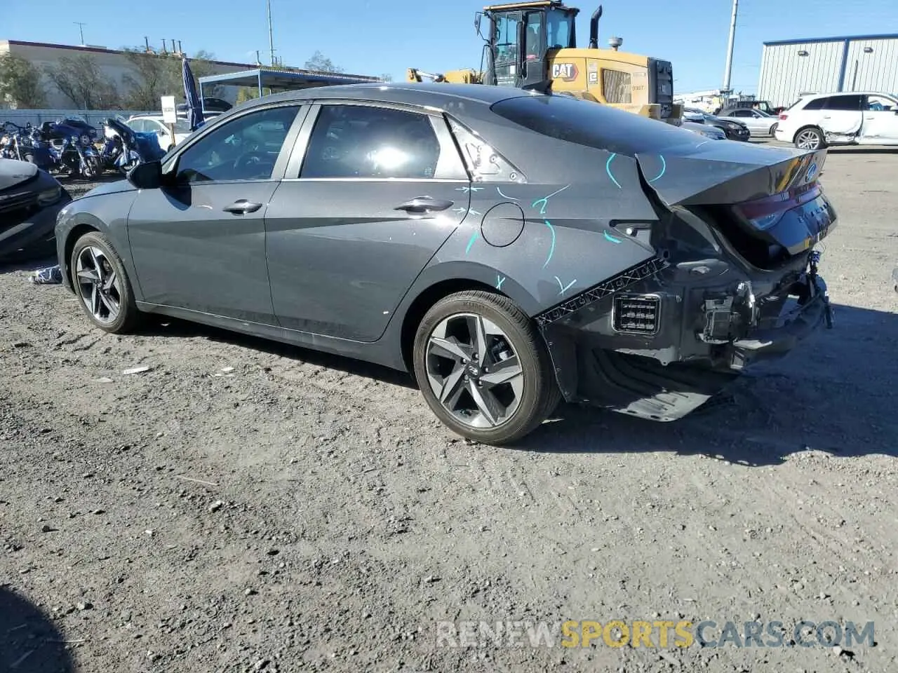 2 Photograph of a damaged car KMHLS4AG9PU601500 HYUNDAI ELANTRA 2023