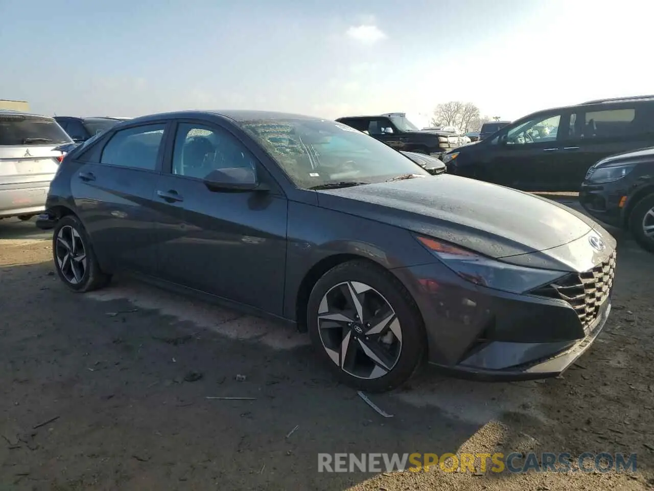4 Фотография поврежденного автомобиля KMHLS4AG9PU605207 HYUNDAI ELANTRA 2023