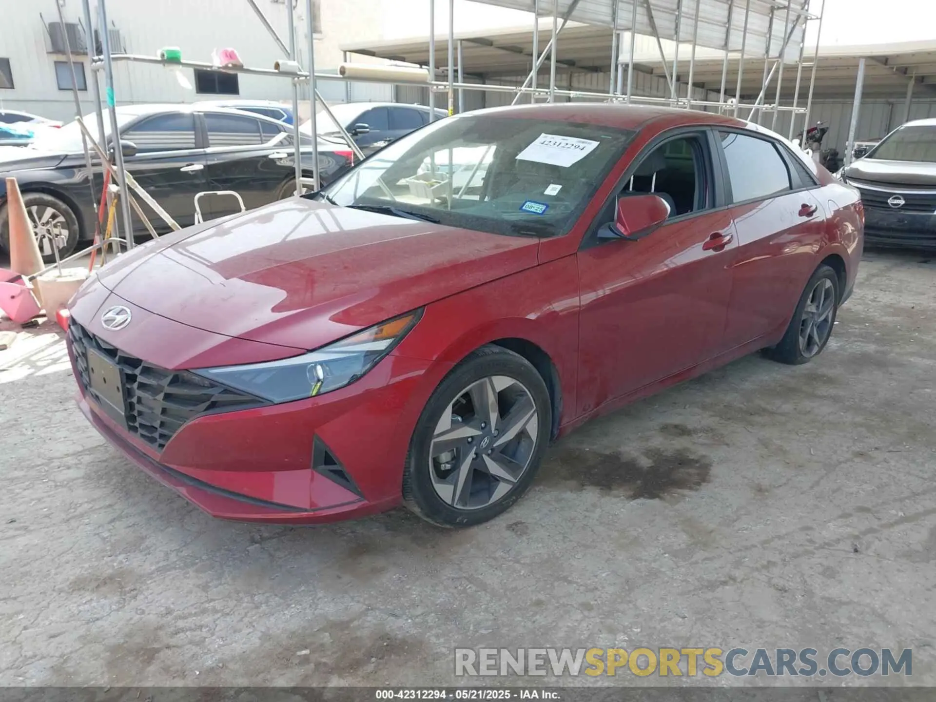 2 Photograph of a damaged car KMHLS4AG9PU621861 HYUNDAI ELANTRA 2023