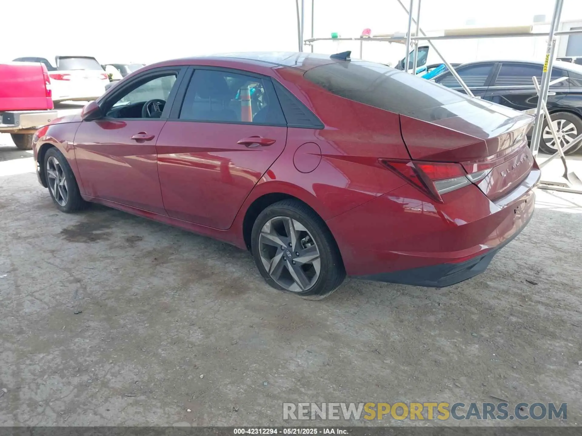 3 Photograph of a damaged car KMHLS4AG9PU621861 HYUNDAI ELANTRA 2023