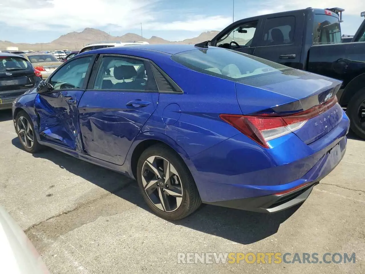 2 Photograph of a damaged car KMHLS4AG9PU633170 HYUNDAI ELANTRA 2023