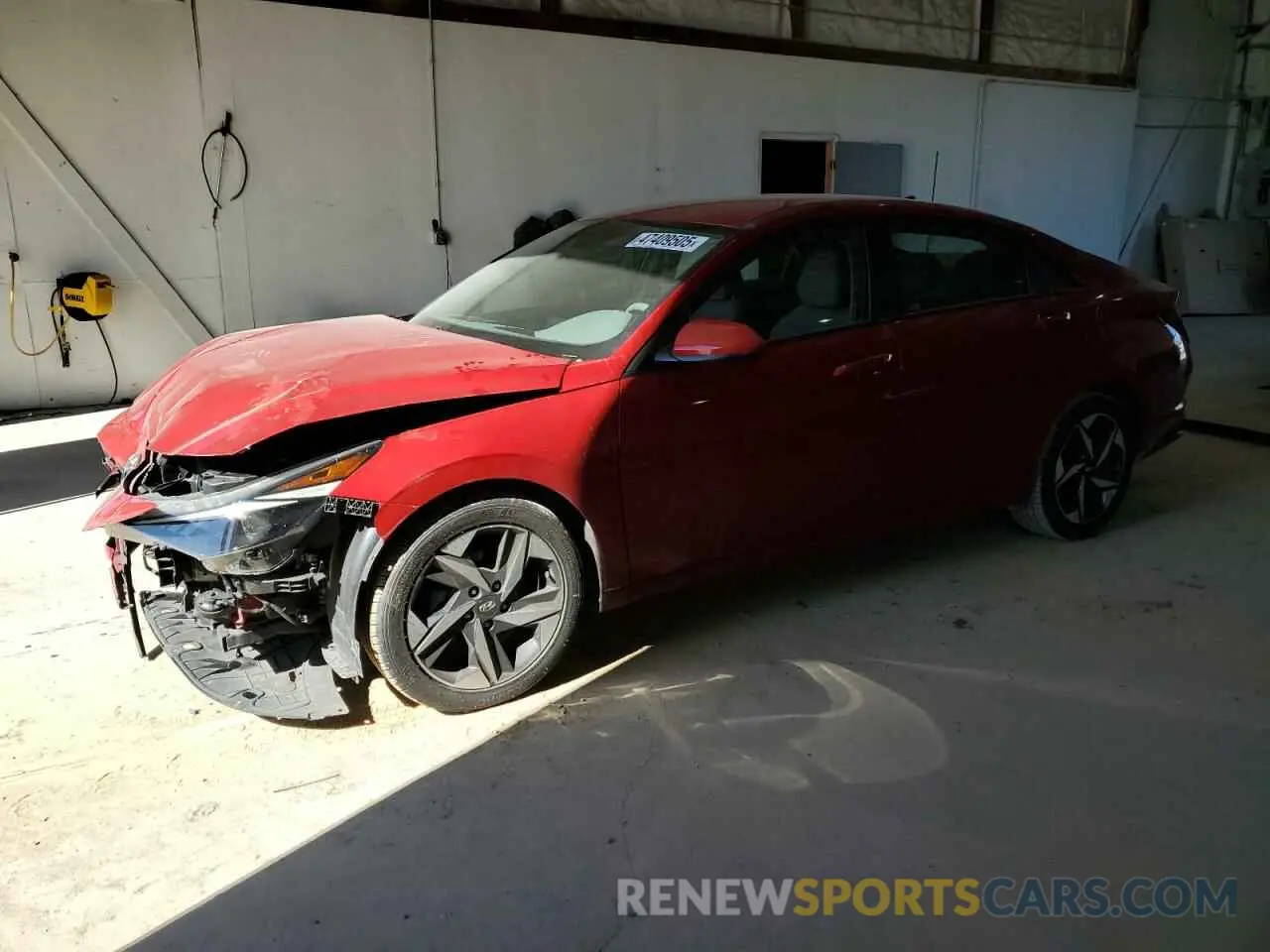 1 Фотография поврежденного автомобиля KMHLS4AGXPU387634 HYUNDAI ELANTRA 2023