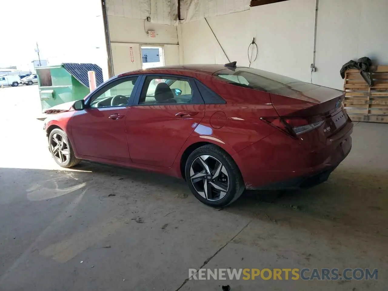 2 Фотография поврежденного автомобиля KMHLS4AGXPU387634 HYUNDAI ELANTRA 2023