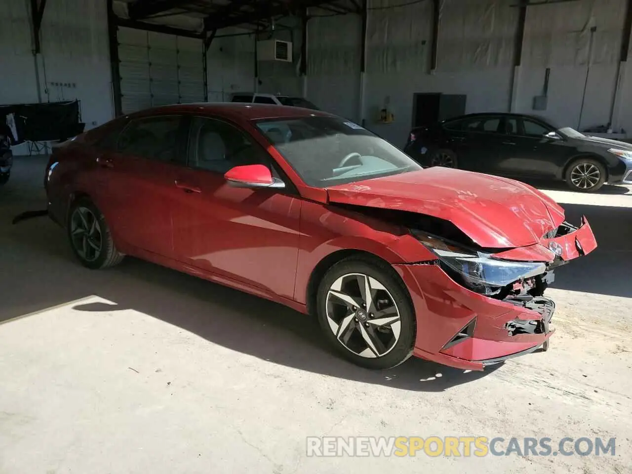 4 Фотография поврежденного автомобиля KMHLS4AGXPU387634 HYUNDAI ELANTRA 2023