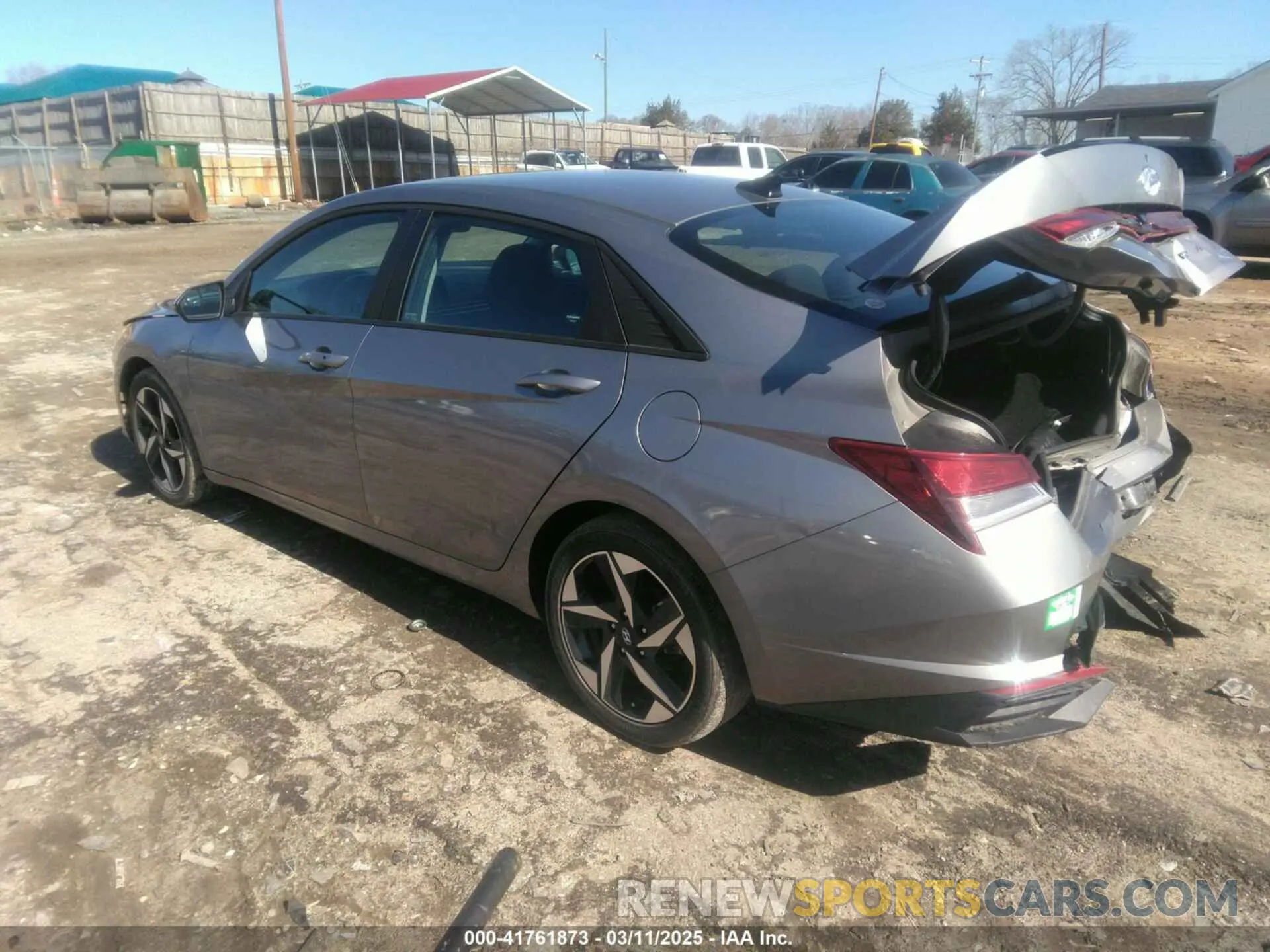 3 Фотография поврежденного автомобиля KMHLS4AGXPU402648 HYUNDAI ELANTRA 2023