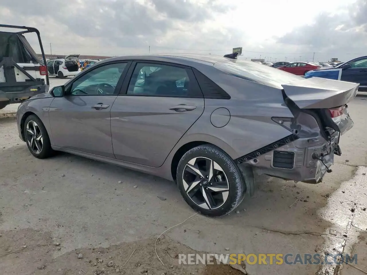 2 Фотография поврежденного автомобиля KMHLS4AGXPU403413 HYUNDAI ELANTRA 2023