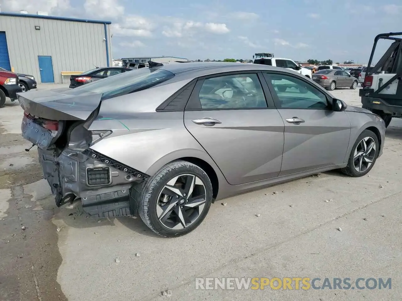 3 Фотография поврежденного автомобиля KMHLS4AGXPU403413 HYUNDAI ELANTRA 2023
