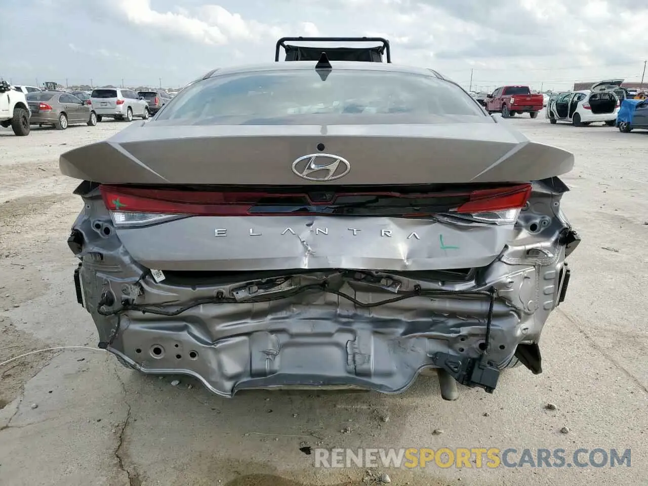 6 Фотография поврежденного автомобиля KMHLS4AGXPU403413 HYUNDAI ELANTRA 2023