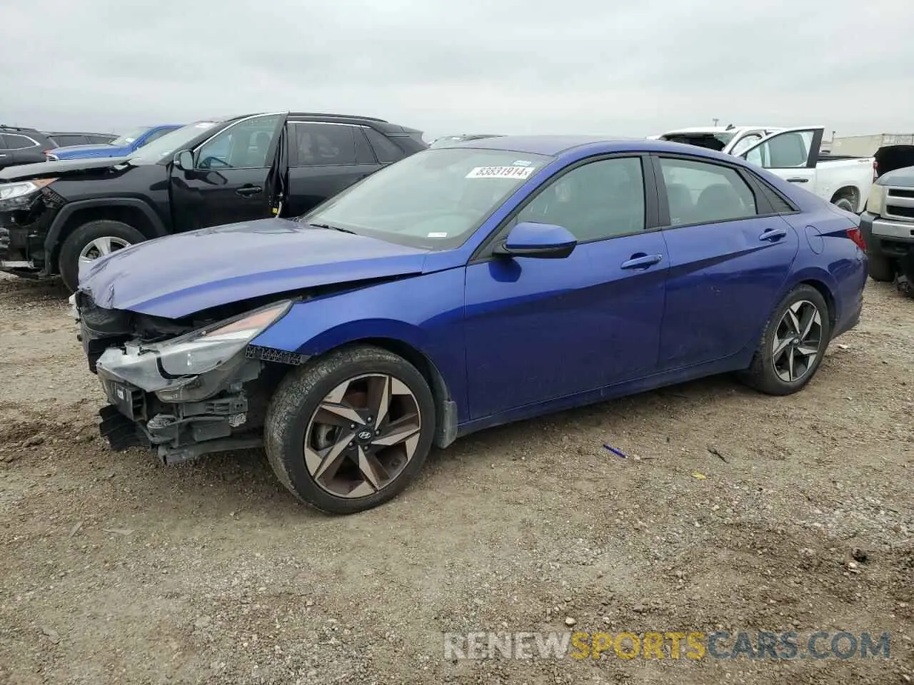 1 Фотография поврежденного автомобиля KMHLS4AGXPU432880 HYUNDAI ELANTRA 2023