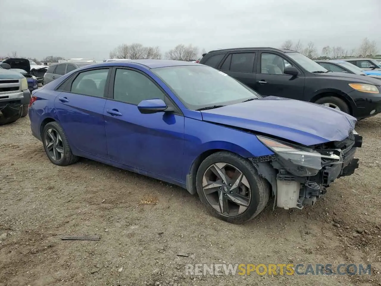 4 Фотография поврежденного автомобиля KMHLS4AGXPU432880 HYUNDAI ELANTRA 2023