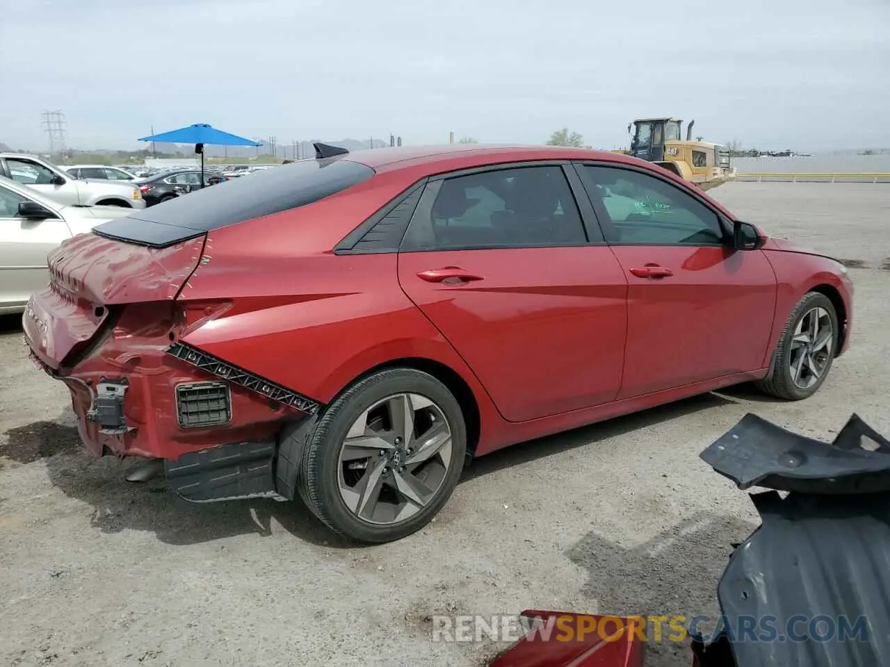 3 Photograph of a damaged car KMHLS4AGXPU489063 HYUNDAI ELANTRA 2023