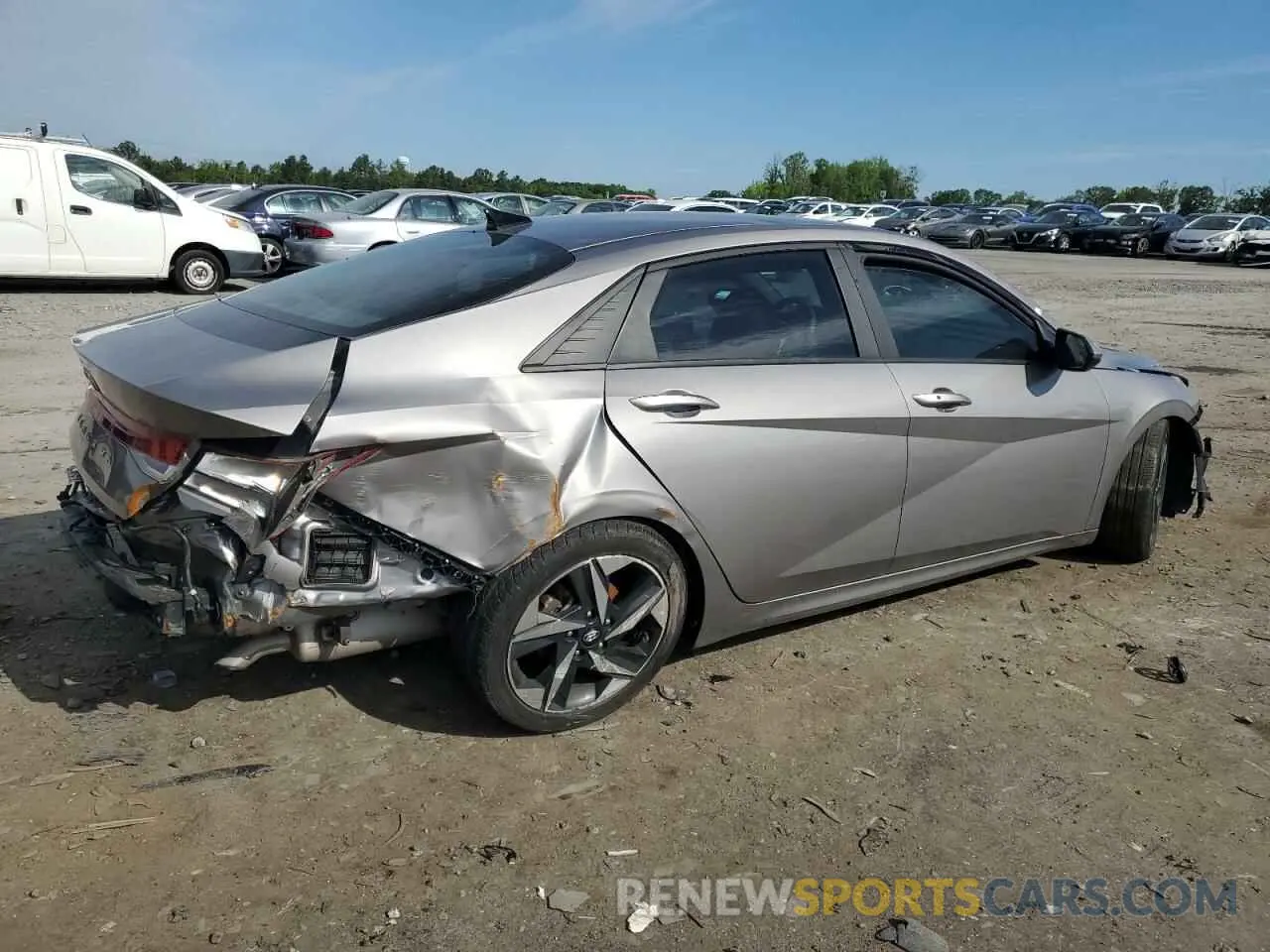 3 Photograph of a damaged car KMHLS4AGXPU508632 HYUNDAI ELANTRA 2023