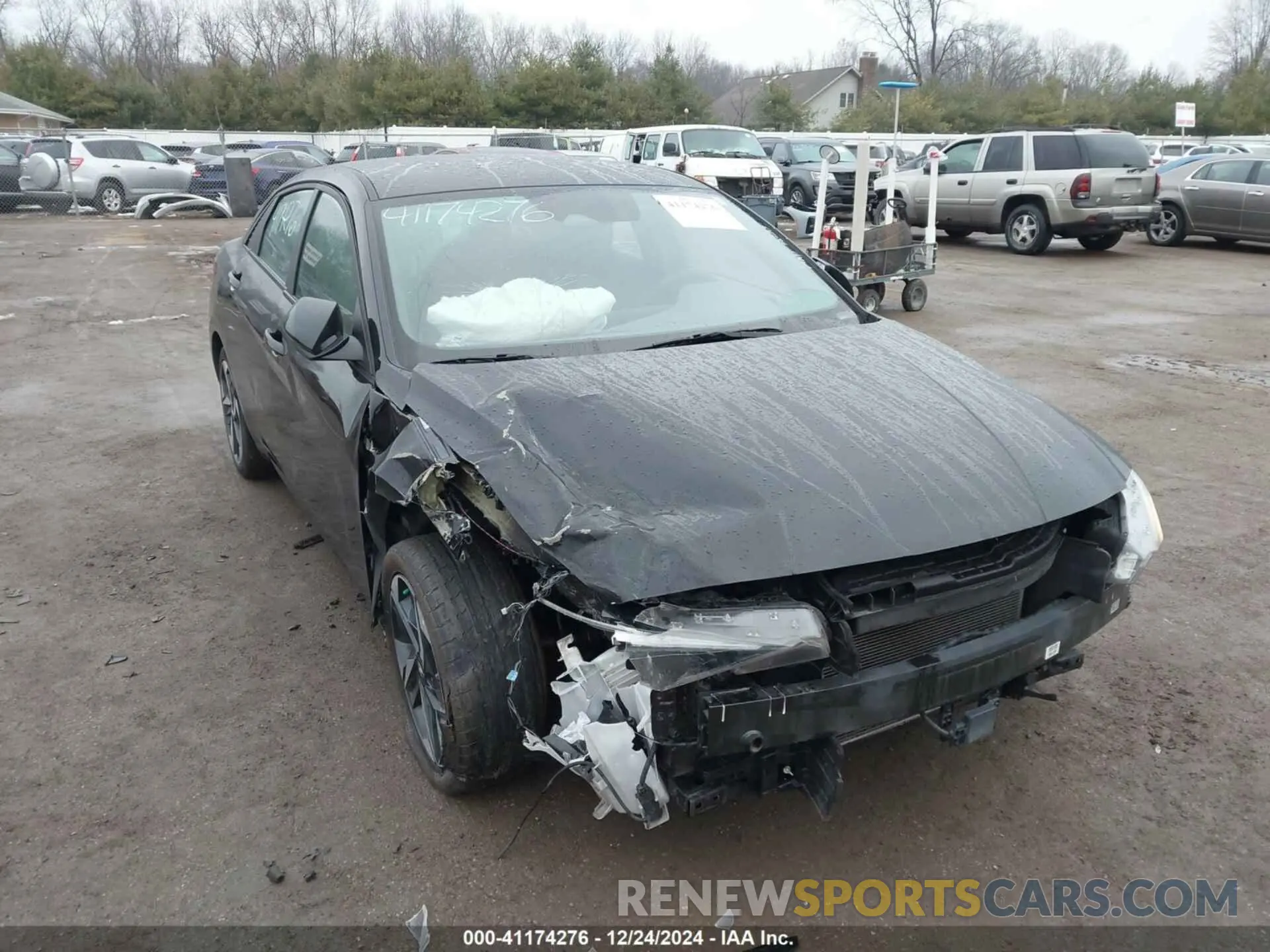 1 Photograph of a damaged car KMHLS4AGXPU551660 HYUNDAI ELANTRA 2023