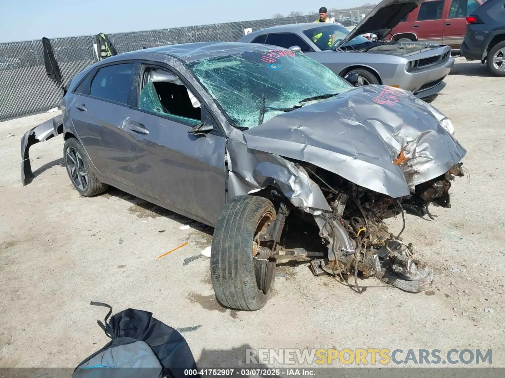1 Фотография поврежденного автомобиля KMHLS4AGXPU561251 HYUNDAI ELANTRA 2023