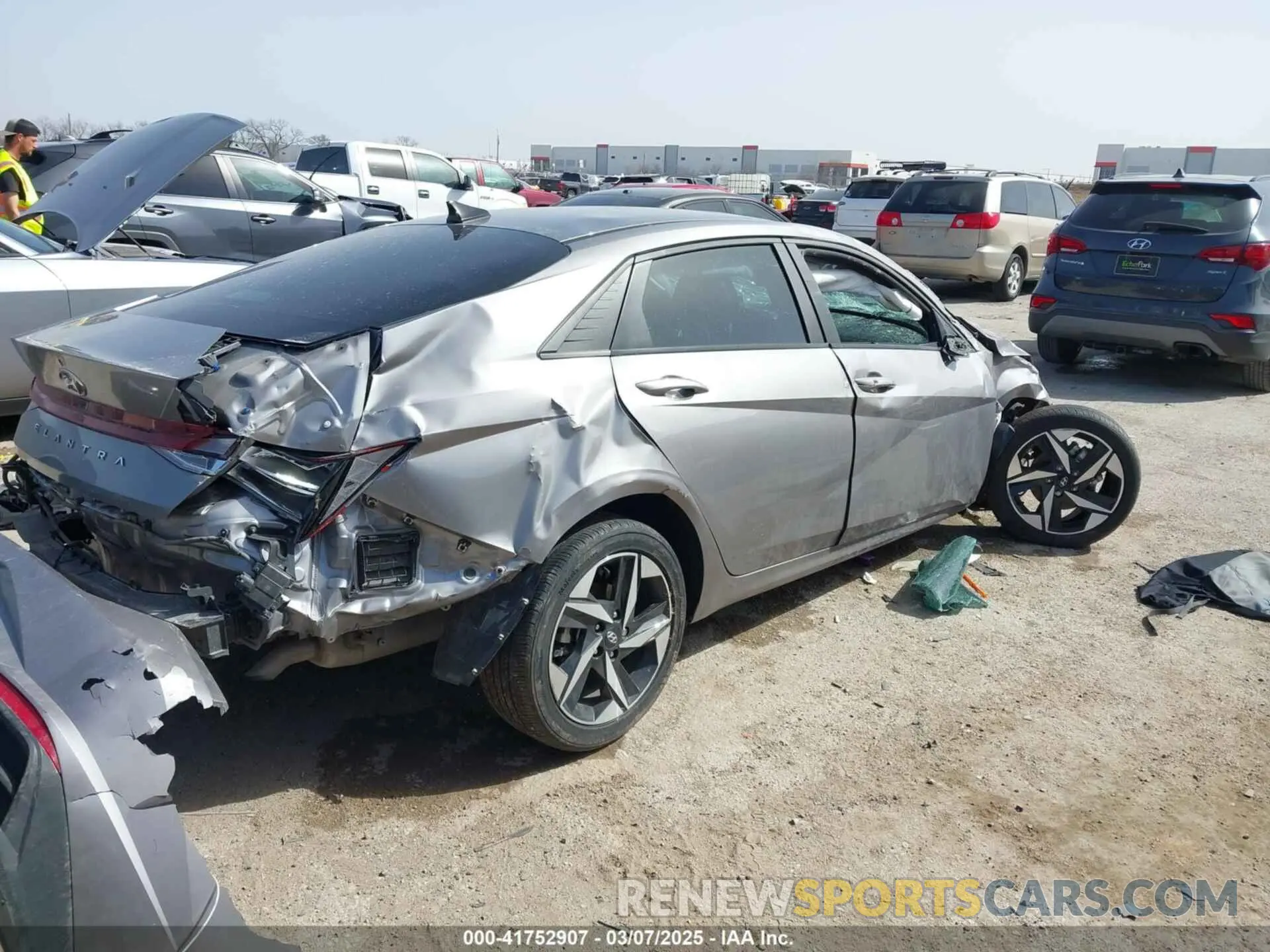 4 Фотография поврежденного автомобиля KMHLS4AGXPU561251 HYUNDAI ELANTRA 2023