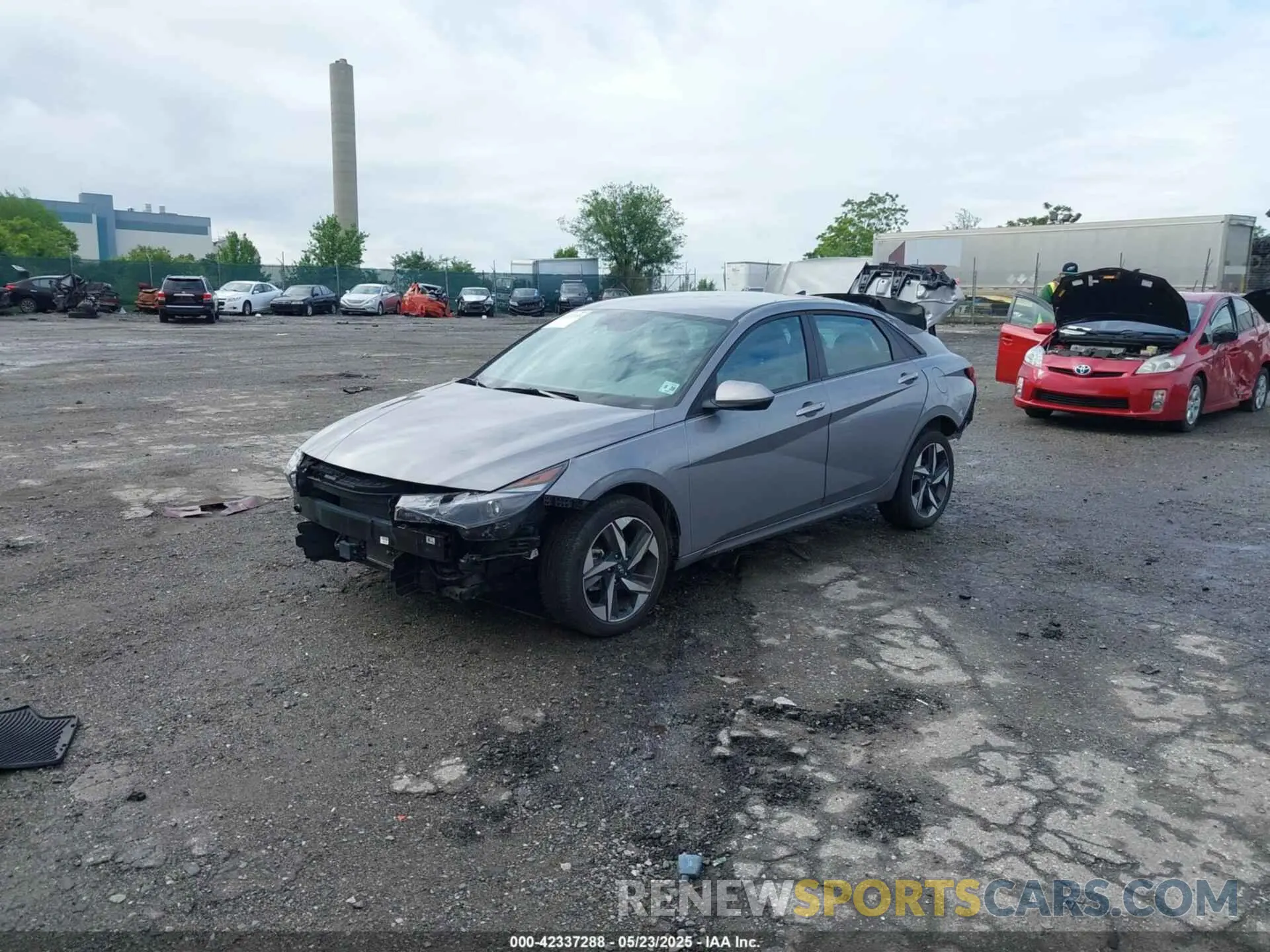 2 Фотография поврежденного автомобиля KMHLS4AGXPU611730 HYUNDAI ELANTRA 2023
