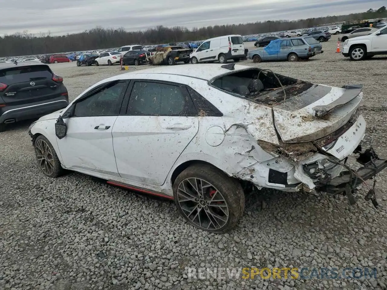 2 Фотография поврежденного автомобиля KMHLW4AK7PU011532 HYUNDAI ELANTRA 2023