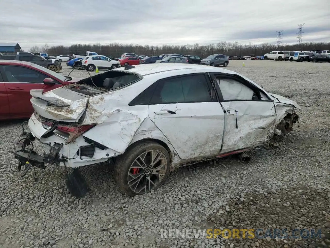 3 Фотография поврежденного автомобиля KMHLW4AK7PU011532 HYUNDAI ELANTRA 2023