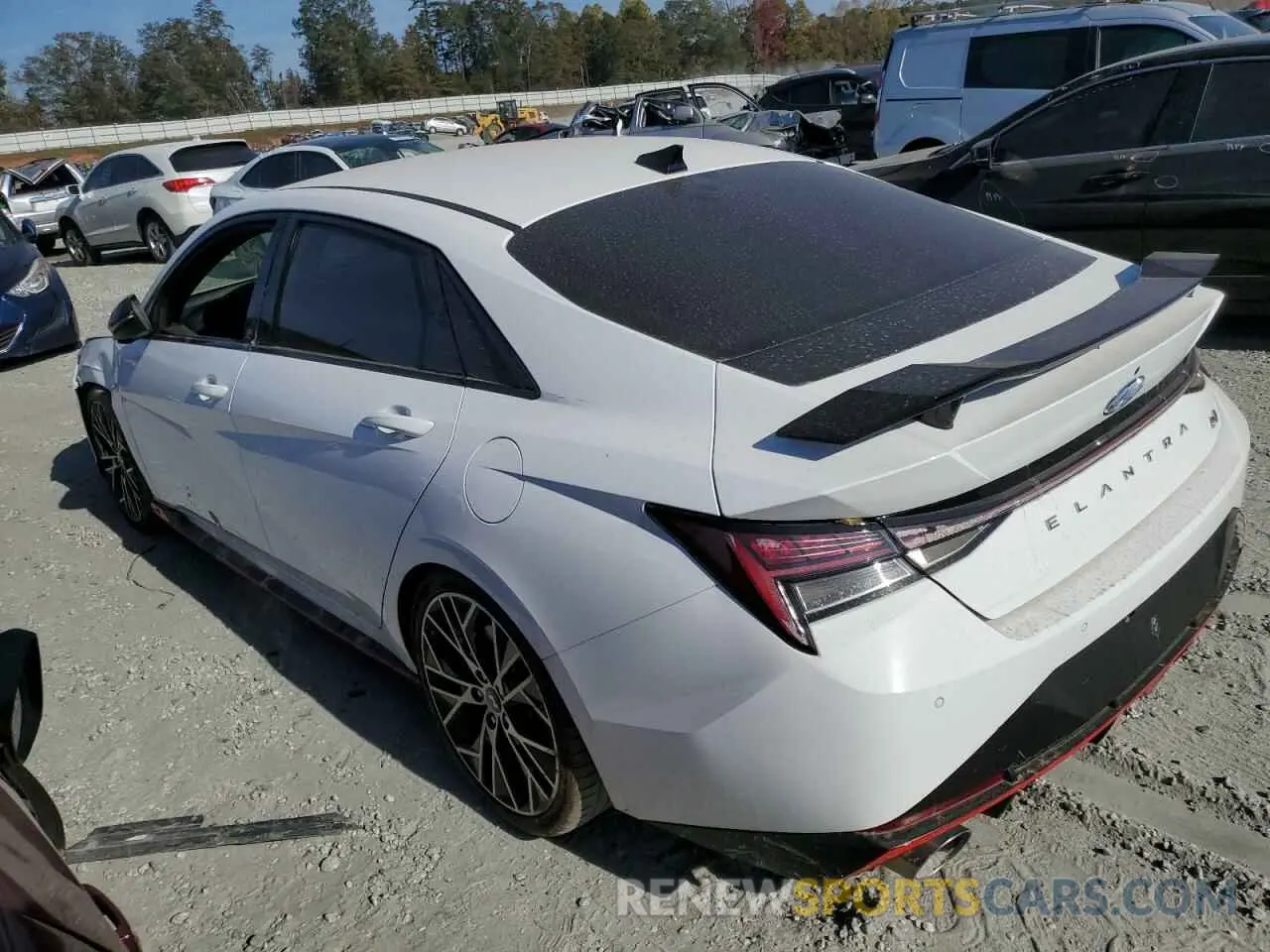 2 Фотография поврежденного автомобиля KMHLW4AK7PU016472 HYUNDAI ELANTRA 2023