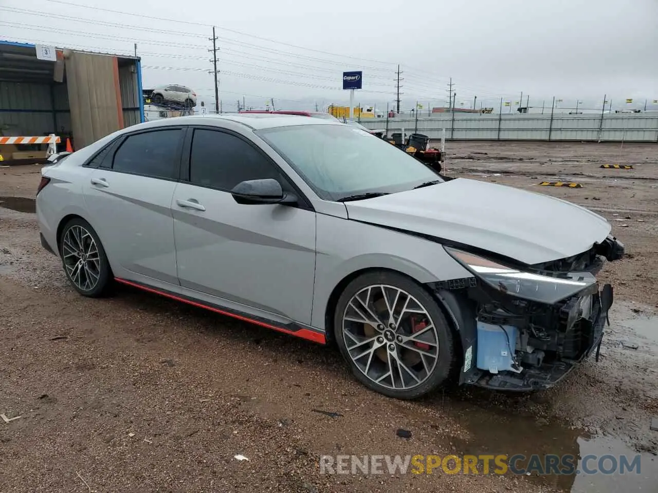 4 Фотография поврежденного автомобиля KMHLW4AK9PU016330 HYUNDAI ELANTRA 2023
