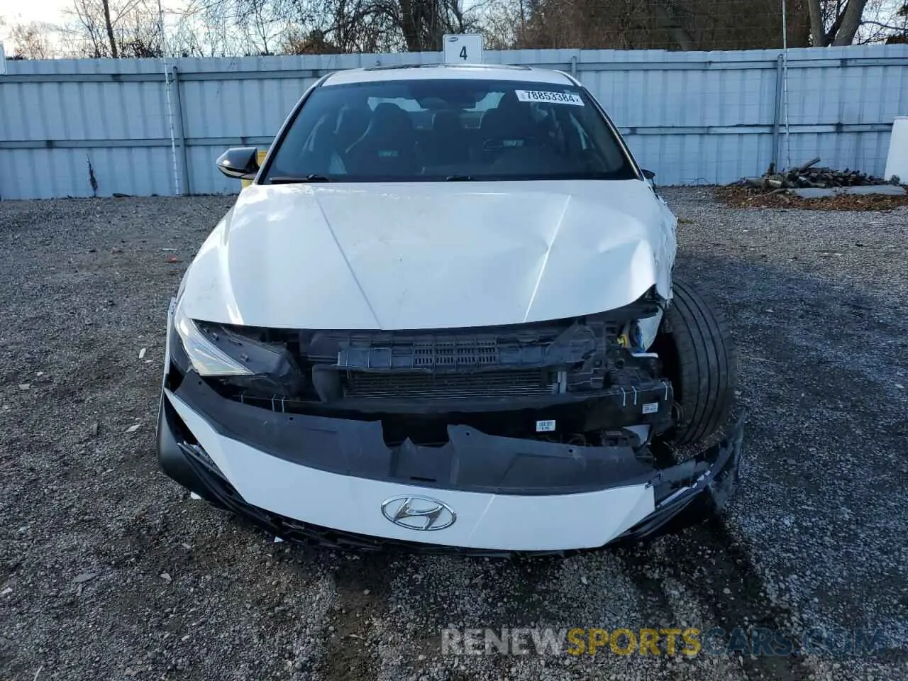 5 Photograph of a damaged car KMHLW4AKXPU014036 HYUNDAI ELANTRA 2023