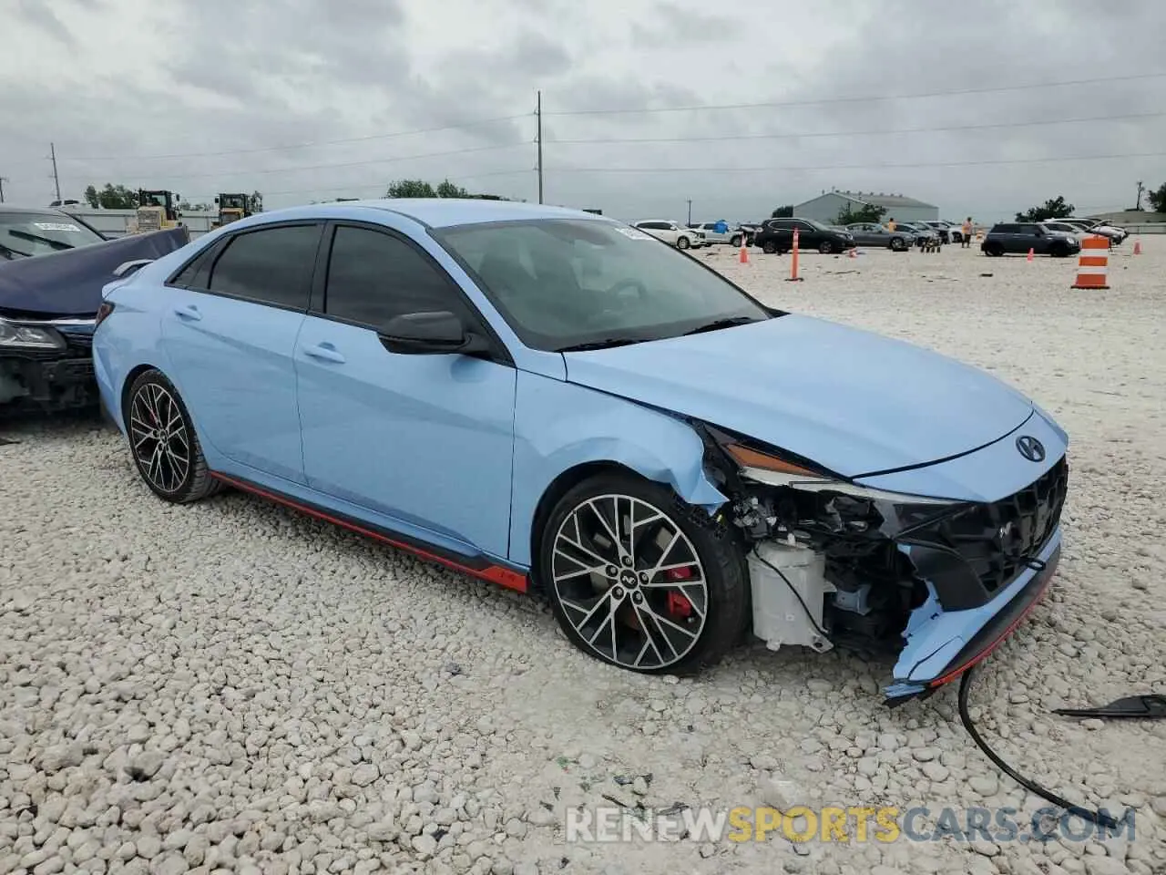 4 Photograph of a damaged car KMHLW4AKXPU016594 HYUNDAI ELANTRA 2023