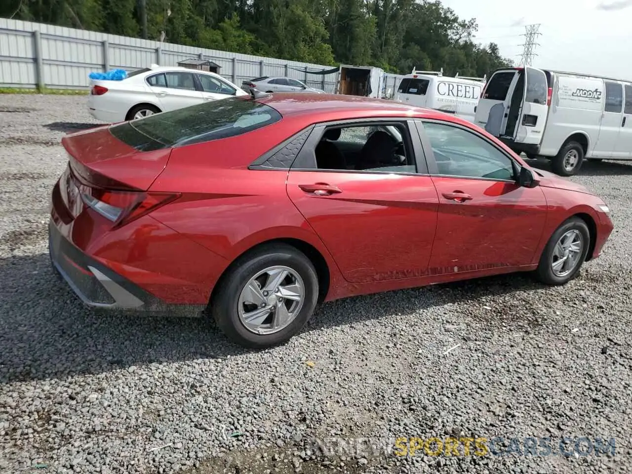 3 Photograph of a damaged car KMHLL4DG0RU651102 HYUNDAI ELANTRA 2024
