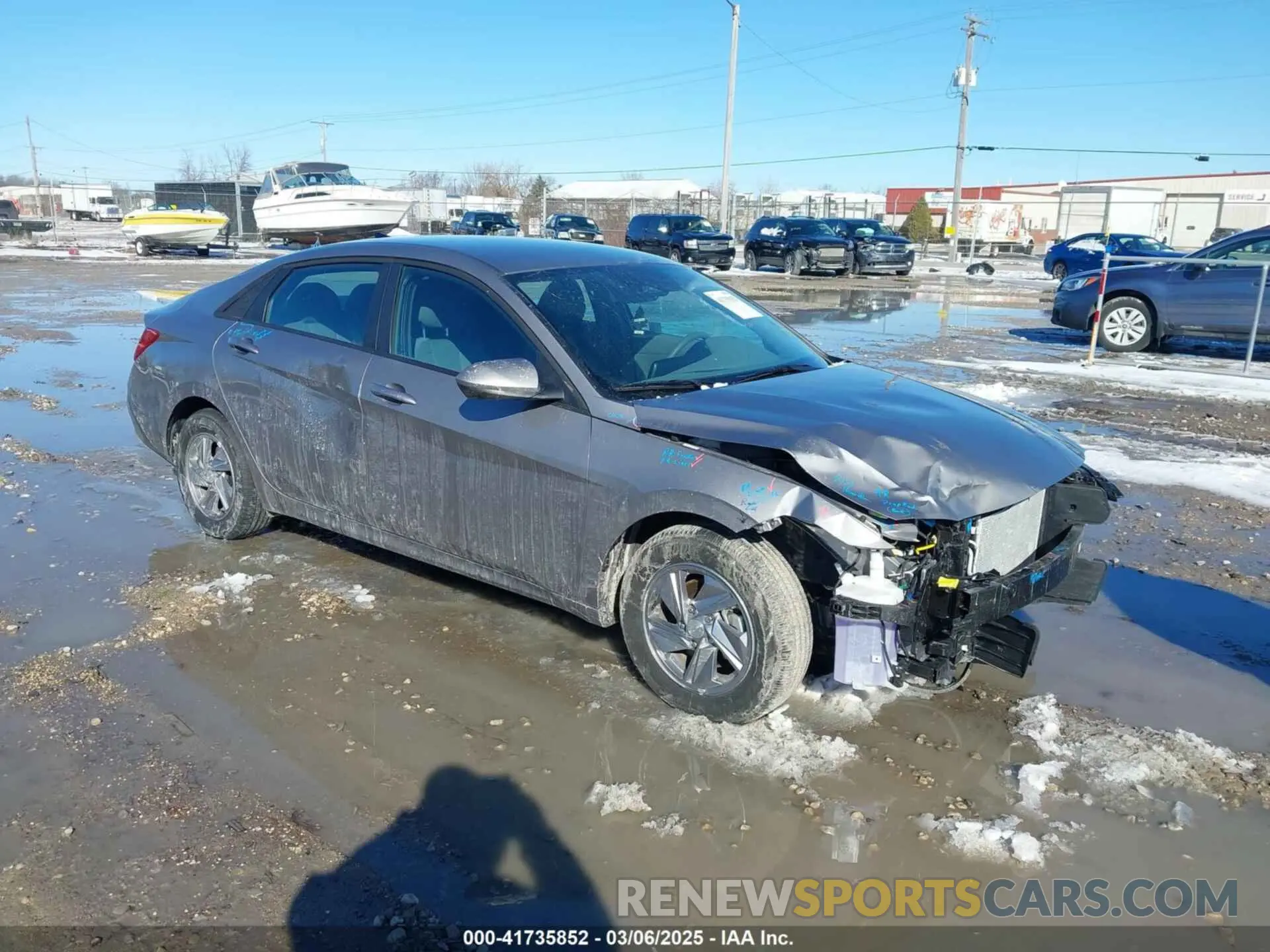 1 Photograph of a damaged car KMHLL4DG2RU826658 HYUNDAI ELANTRA 2024