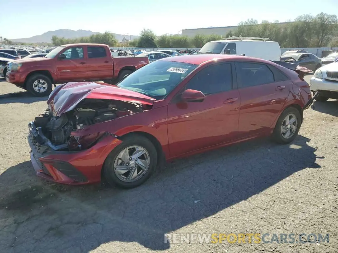 1 Photograph of a damaged car KMHLL4DG3RU693201 HYUNDAI ELANTRA 2024