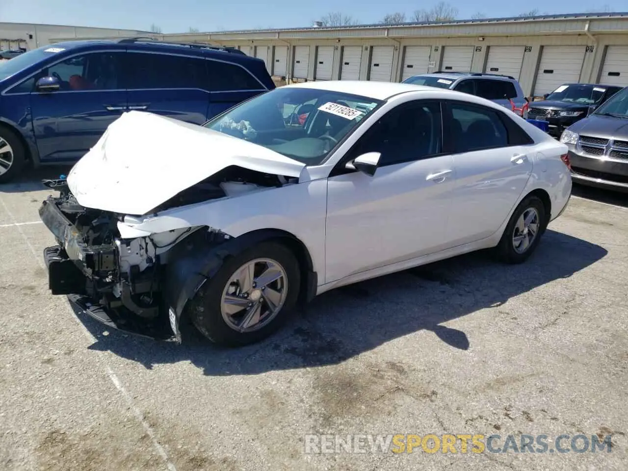 1 Photograph of a damaged car KMHLL4DG3RU765935 HYUNDAI ELANTRA 2024