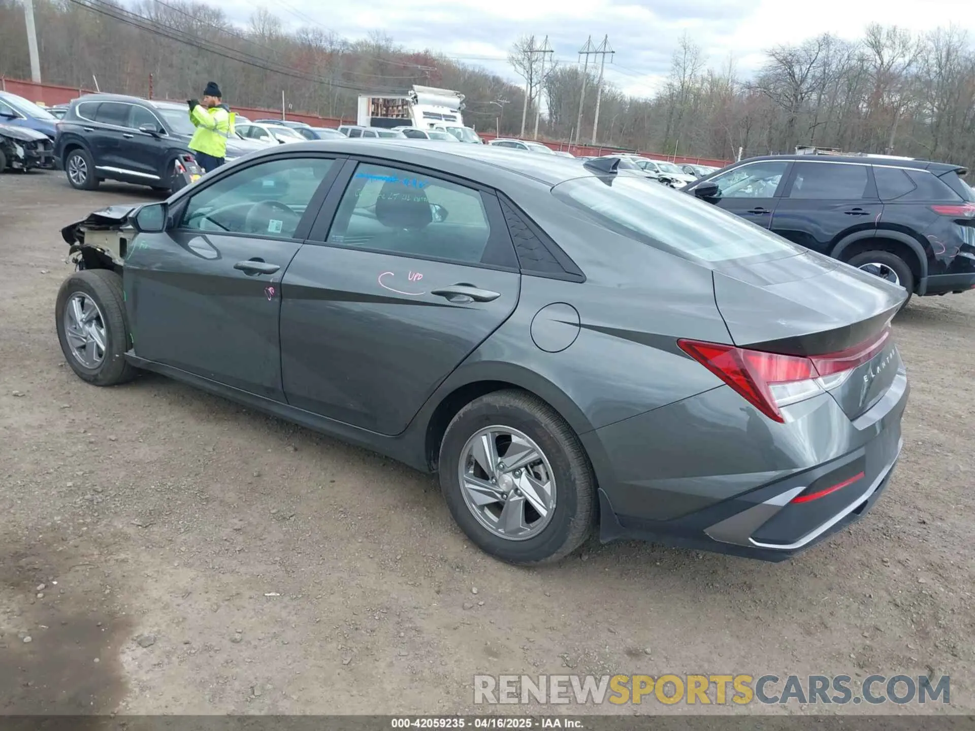 3 Фотография поврежденного автомобиля KMHLL4DG3RU784050 HYUNDAI ELANTRA 2024