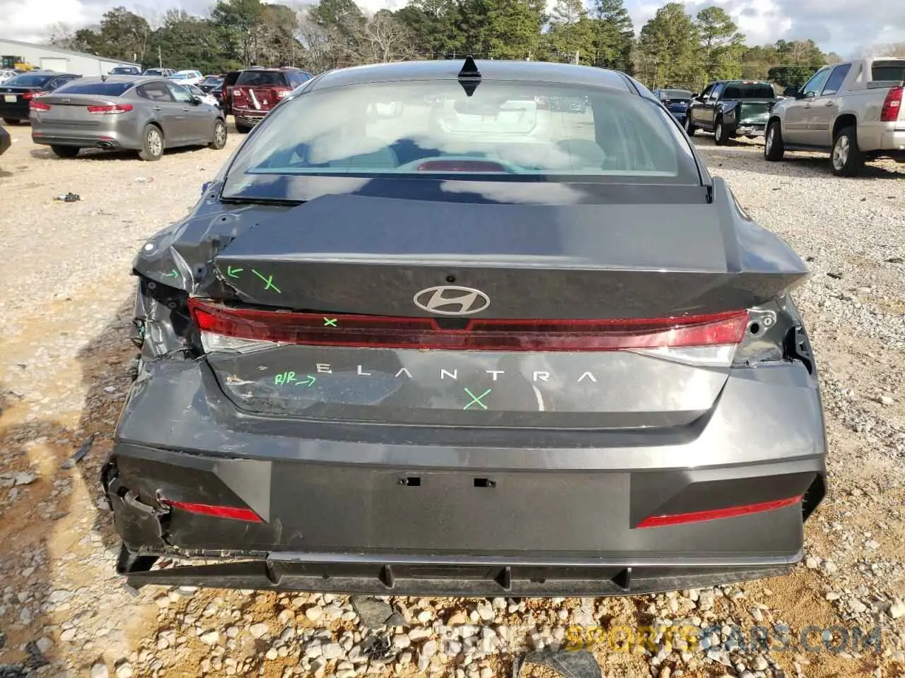 6 Photograph of a damaged car KMHLL4DG3RU794576 HYUNDAI ELANTRA 2024