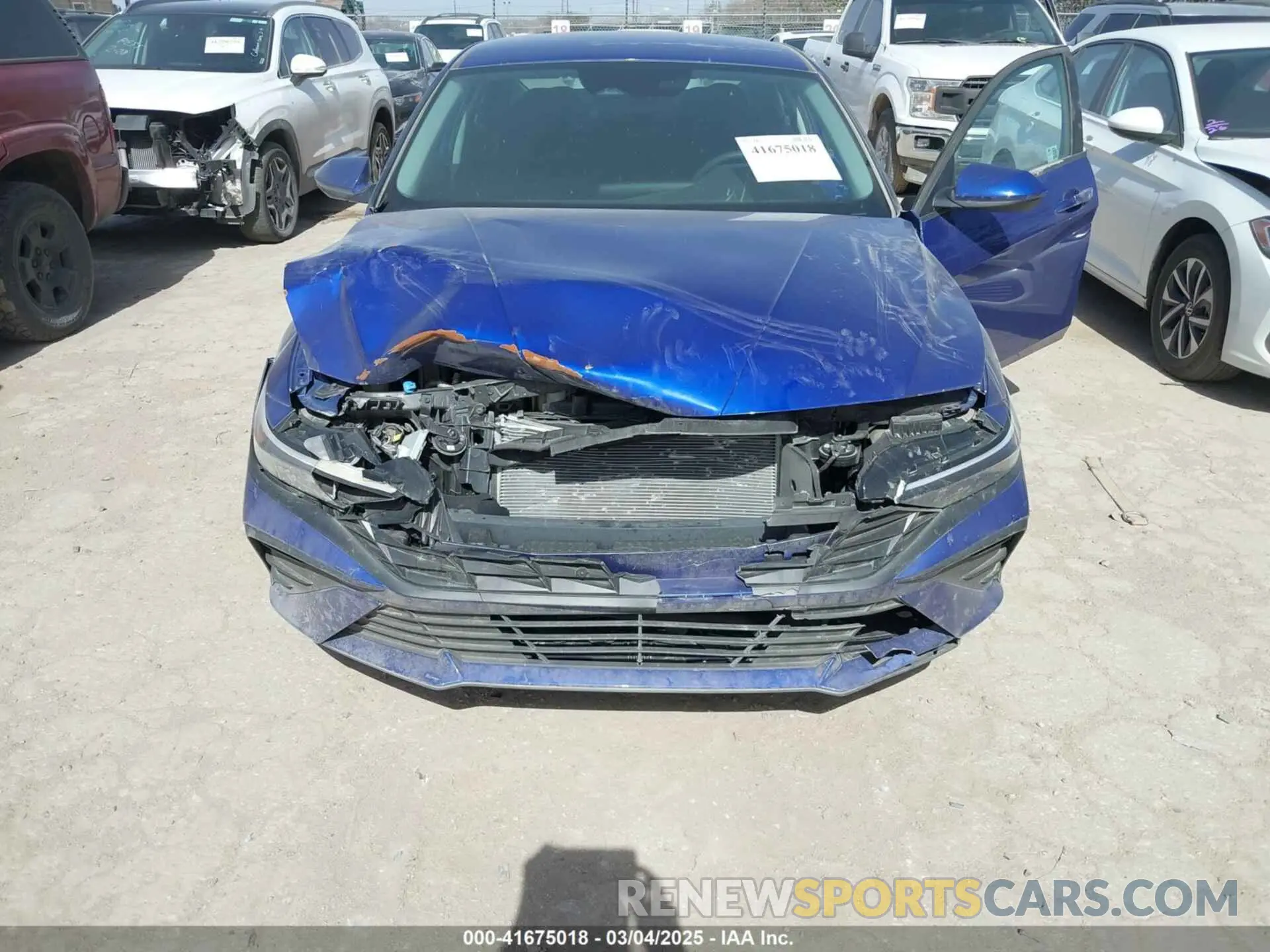6 Фотография поврежденного автомобиля KMHLL4DG3RU829536 HYUNDAI ELANTRA 2024