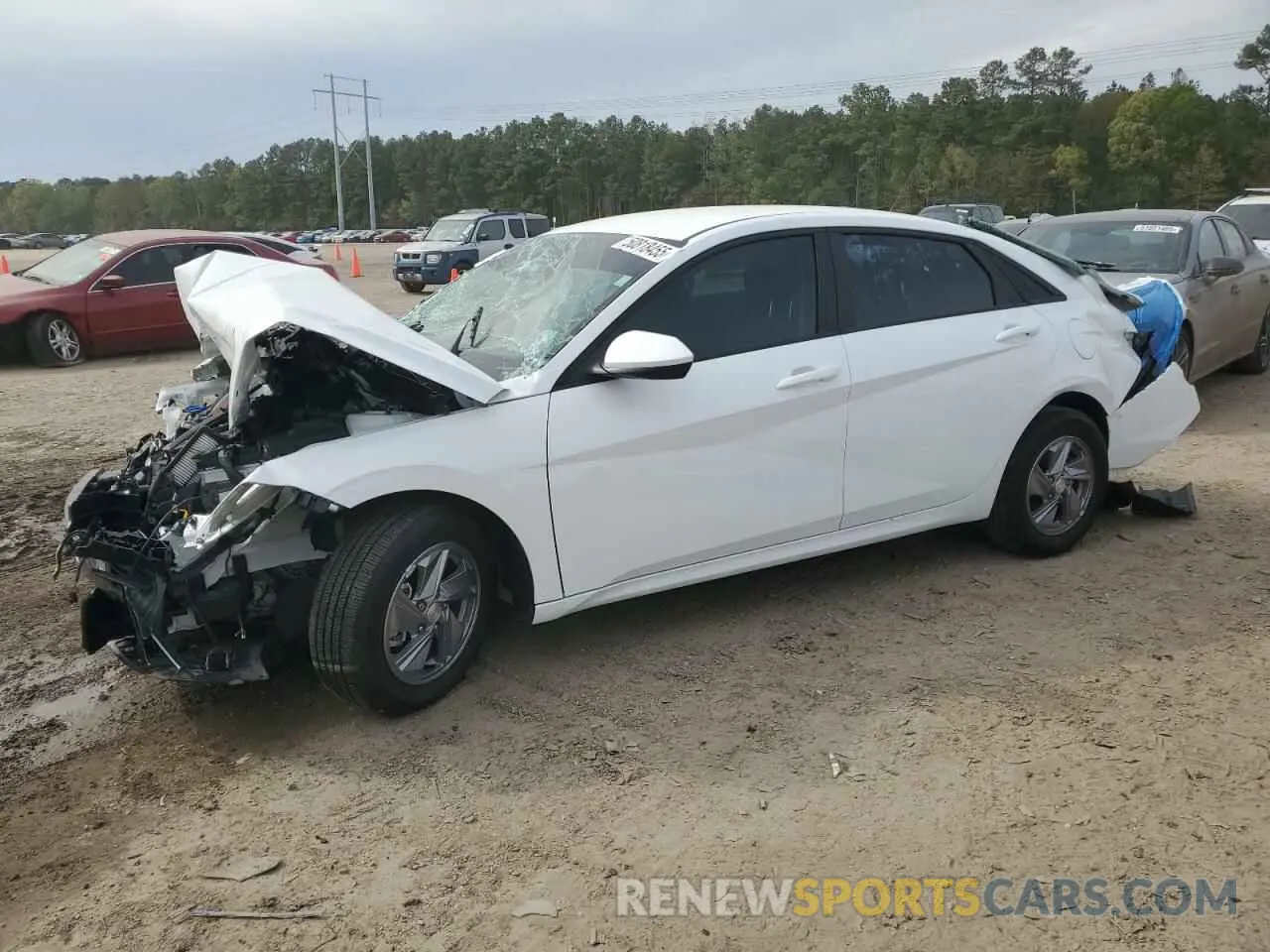 1 Photograph of a damaged car KMHLL4DG4RU821266 HYUNDAI ELANTRA 2024