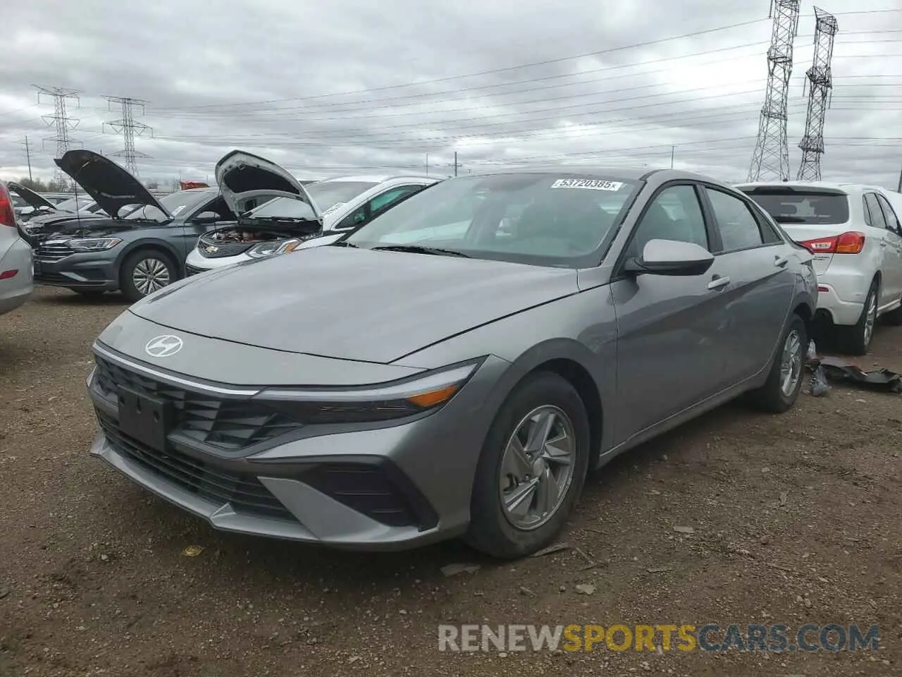 1 Фотография поврежденного автомобиля KMHLL4DG4RU842506 HYUNDAI ELANTRA 2024