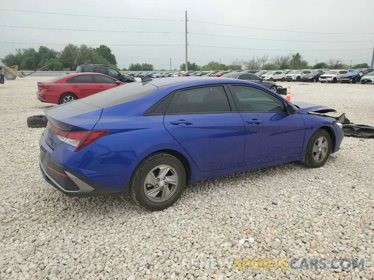 3 Photograph of a damaged car KMHLL4DG7RU790627 HYUNDAI ELANTRA 2024