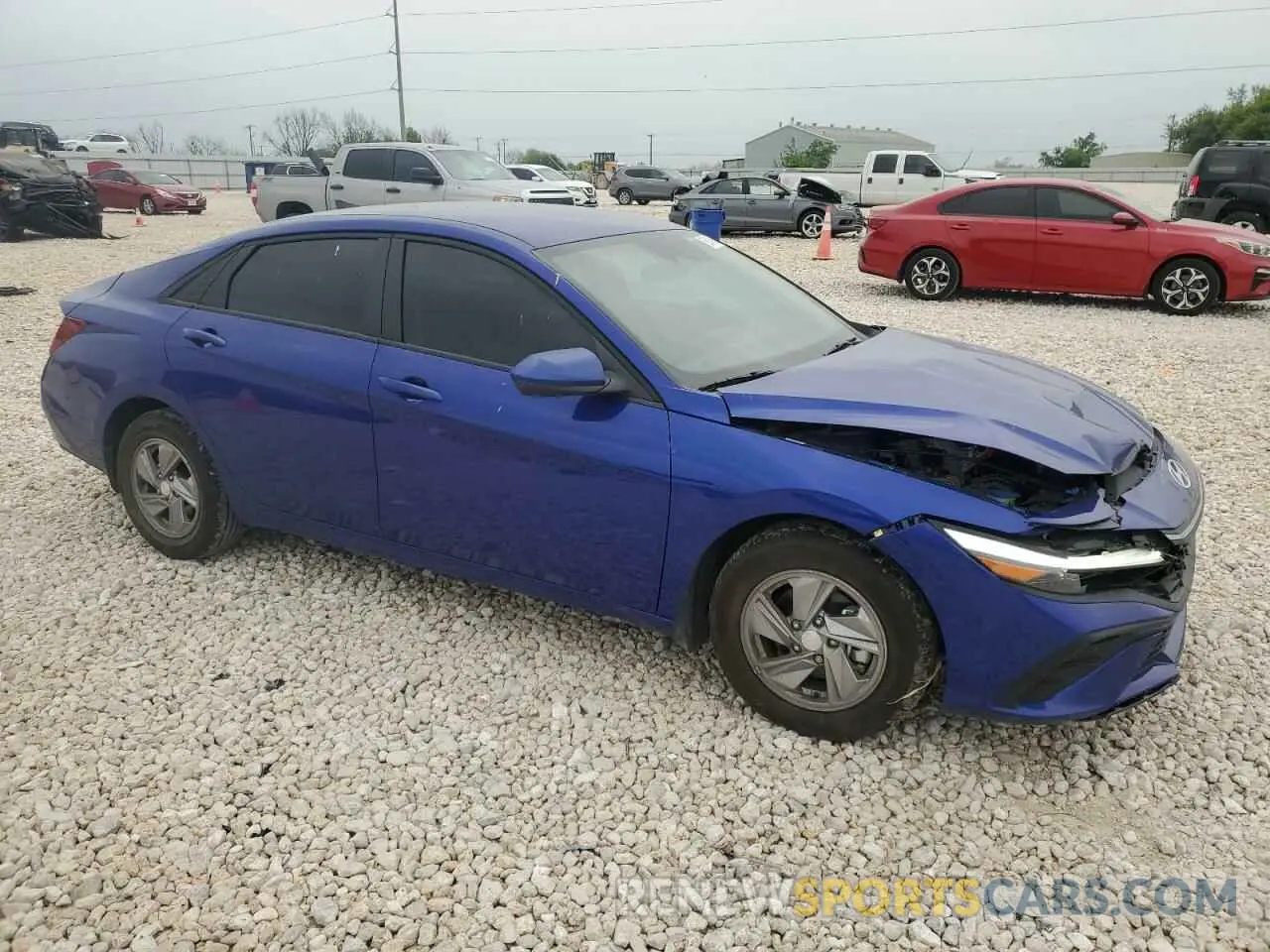 4 Photograph of a damaged car KMHLL4DG7RU790627 HYUNDAI ELANTRA 2024