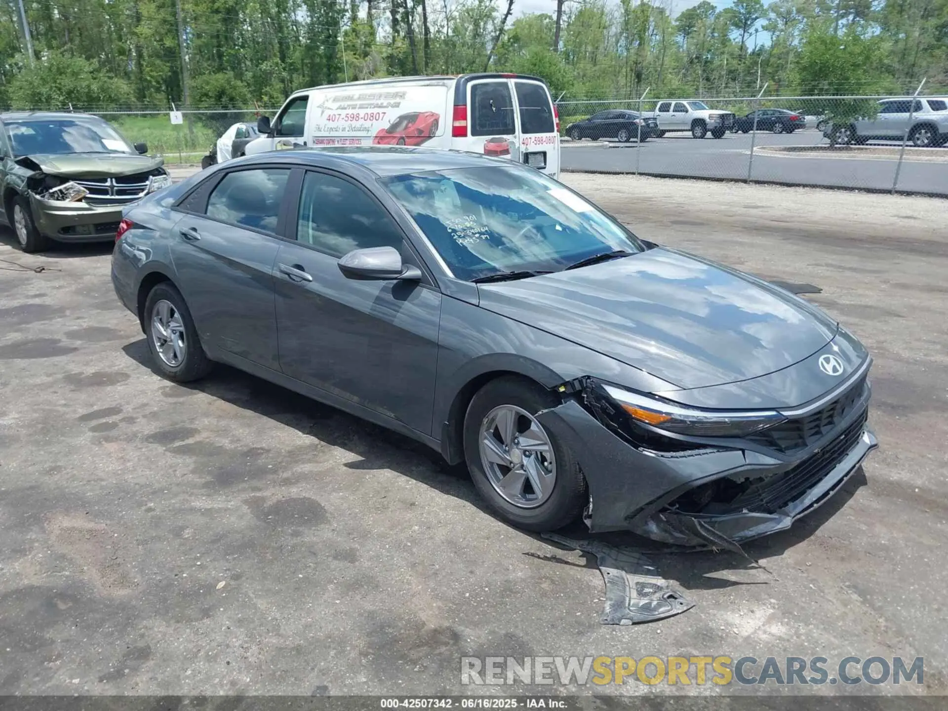 1 Photograph of a damaged car KMHLL4DG7RU818474 HYUNDAI ELANTRA 2024