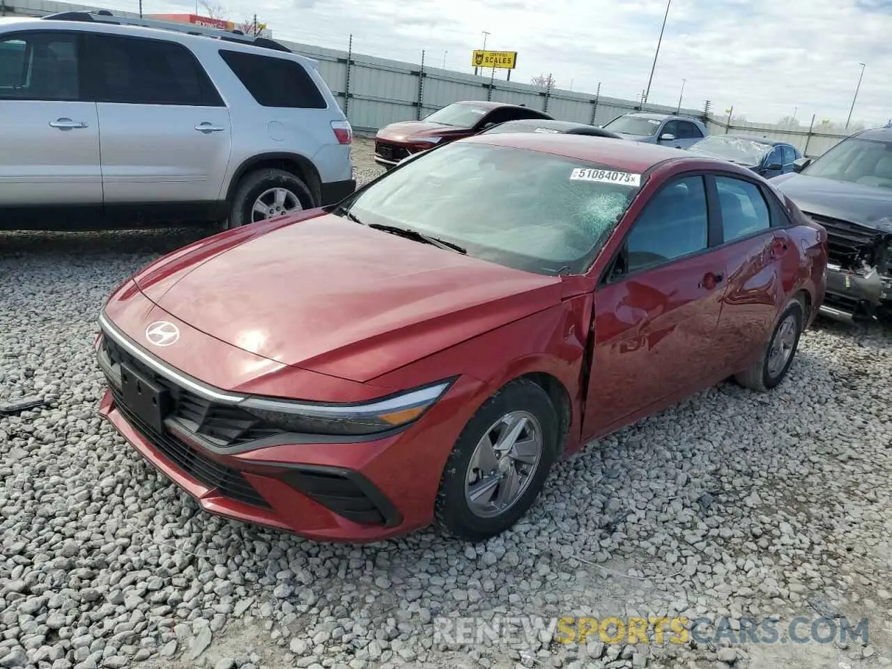 1 Photograph of a damaged car KMHLL4DG9RU681991 HYUNDAI ELANTRA 2024