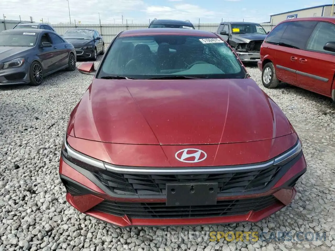 5 Photograph of a damaged car KMHLL4DG9RU681991 HYUNDAI ELANTRA 2024